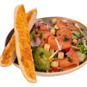 Royal salmon salad