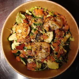 Salade Zalm & Gamba