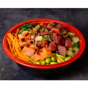 Pokebowl zalm & tonijn