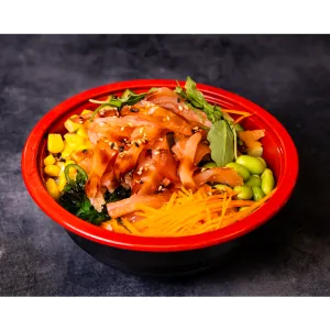 Pokebowl gerookte zalm