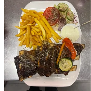 Spareribs hot