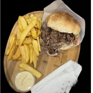 Broodje yaprak döner menu (rund)