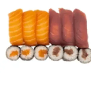 Sushi salmon tuna box