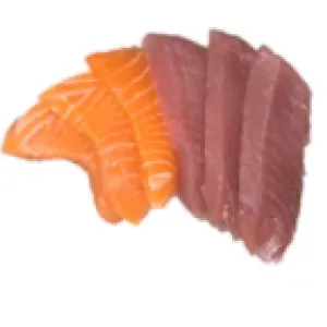 Sashimi salmon tuna
