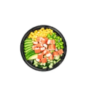 Poké bowl crab