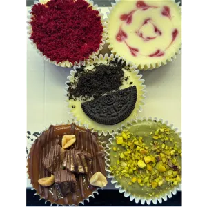 Mini cheesecake framboos