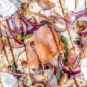 Pizza salmone
