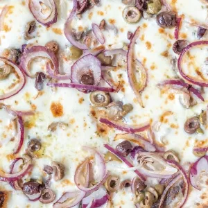 Witte pizza campagnola