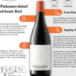 Piekenierskloof - Heirloom Red Wine