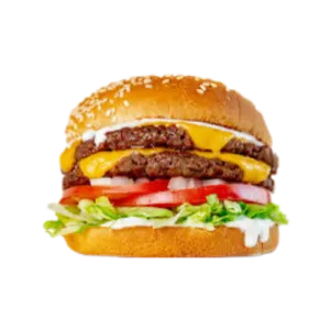 Cheese burger dubbel