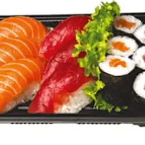 Sushi zalm en tonijn (12 stuks)