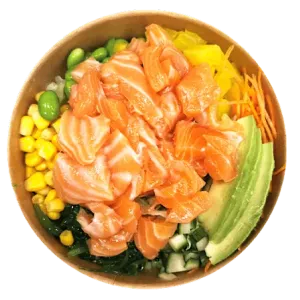 Spicy salmon bandit bowl