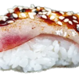 Geflambeerde tonijn nigiri