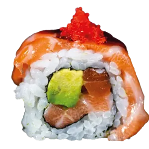Soft shell salmon roll