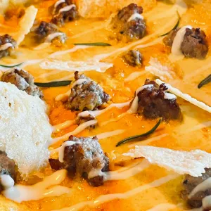 Pizza special van de maand: Zucca e Salsiccia