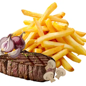 Franse friet beefstuk