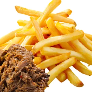 Franse friet stoofvlees