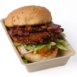 Willy’s Cruncy Chicken Bacon Burger (100% kipfilet)