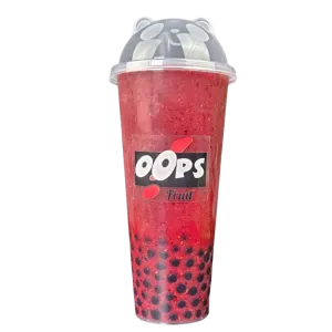 Verse boba sap aardbei