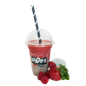 Aardbei, framboos en drakenfruit speciaal smoothie