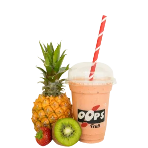 Ananas, kiwi en aardbei