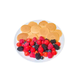 Pannenkoek nutella en aardbei