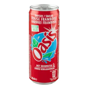 Oasis aardbei framboos 330ml