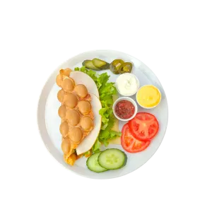 kipfilet Hartig bubbelwafel