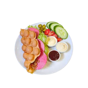 Salami Hartig bubbelwafel