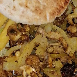 Shoarma Hawaï schotel