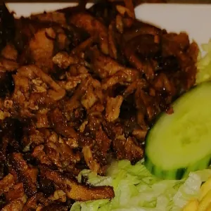 Shoarma kaas schotel