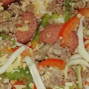 Pizza con care speciaal