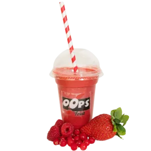 Passievrucht, aardbei en framboos