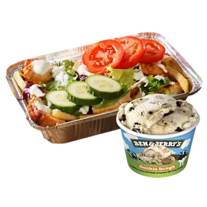 Kapsalon shoarma met Ben & Jerry's 100ml