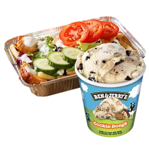 Kapsalon döner met Ben & Jerry's 465ml