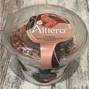 Tiramisu speculaas en chocolade hazelnoten