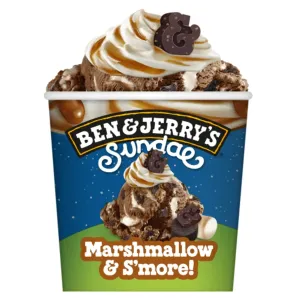 Ben & Jerry's Sundae Marshmallow & S'more 427ml