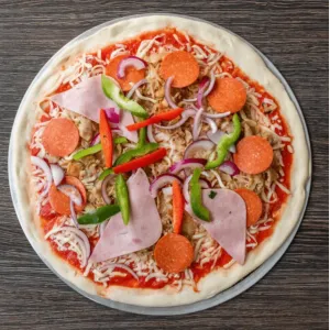 Pizza BBQ mixed grill