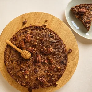 Pecantaart met chocolade mousse