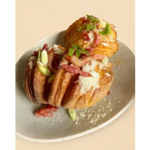 Hasselback aardappel