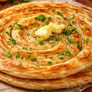 Layered Laccha Parantha