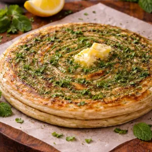 Mint-n-Butter Parantha