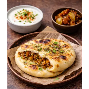 Masala Onion Kulcha