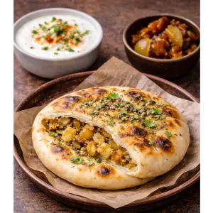 Amritsari Aaloo Kulcha
