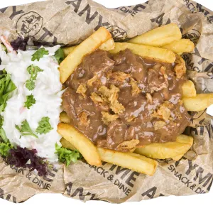 Genietfrietje zuurvlees