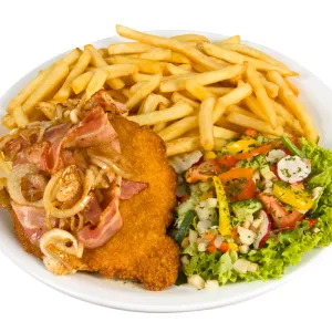 Houthakkersschnitzel menu