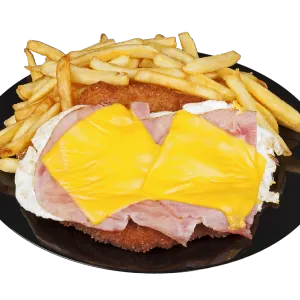 Schnitzel Hawaii menu