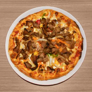 Pizza döner kebab