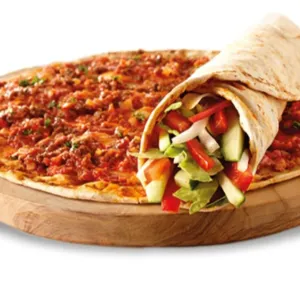 Turks pizza met groente