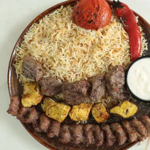 Afghaanse grill kebab